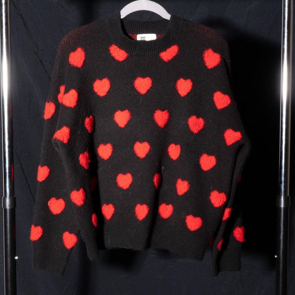 Unbranded Women's Red and Black Jumper